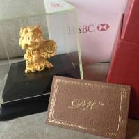 HSBC 24K Gold Plated Deco (Collectible) TERROY NEW 全新 匯豐 福羊羊 金羊 收藏品