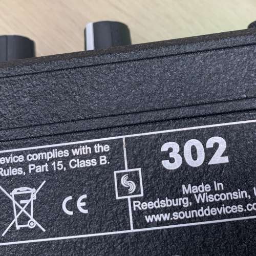 Sound Devices 302 mixer 收音調音台