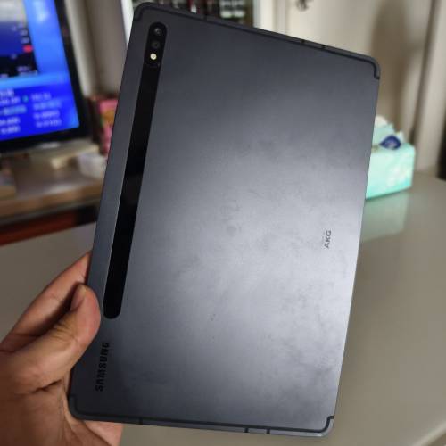 售二手港版三星tab s7(LTE)黑色 8+256淨機一部（已過保）