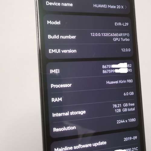 華為 Huawei Mate 20X
