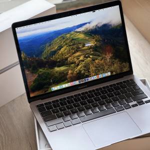 Apple M1 8+512GB SSD 2020 MacBook Air 13 inch Space grey 太空灰 齊盒齊配件 日...