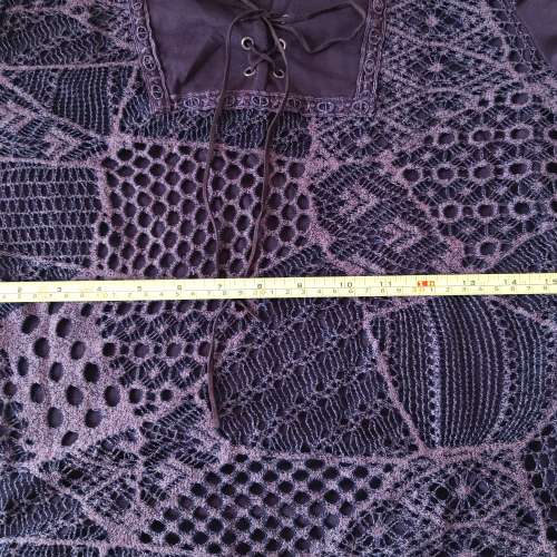 全新啡色半針織長袖衫 上衣 T恤 襯衫 襯衣 tee恤