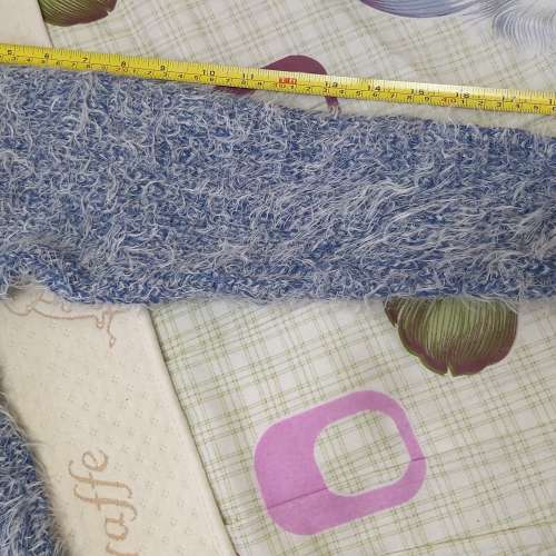 全新灰藍色毛毛冷衫 毛衣 高領長袖毛衫 上衣 毛衣長袖衫 襯衫 襯衣