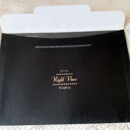 全新 香港夜景金色刮刮畫 創意手刮畫