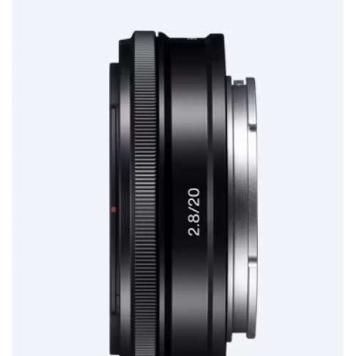 (全場最平) 新淨 黑色 Sony Alpha E Mount 20mm F2.8 SEL20F28 Pancake Lens (A) 餅鏡