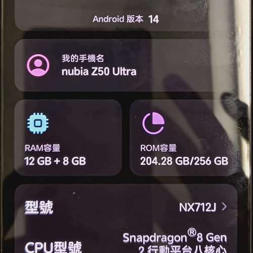 Nubia Z50 utlra (12+256)