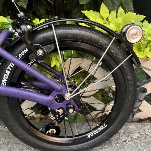 最新版本 MINT BOB 3  14吋 3速鉻鉬鋼車架 小布式折叠車 送前後蛙燈叮叮