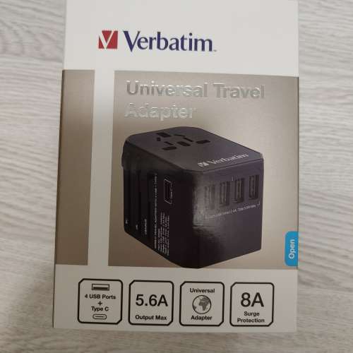 Verbatim univeral travel adapter