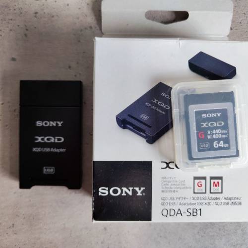 Sony XQD 64 GB 連card reader﹐Z6/Z7/Z8使用