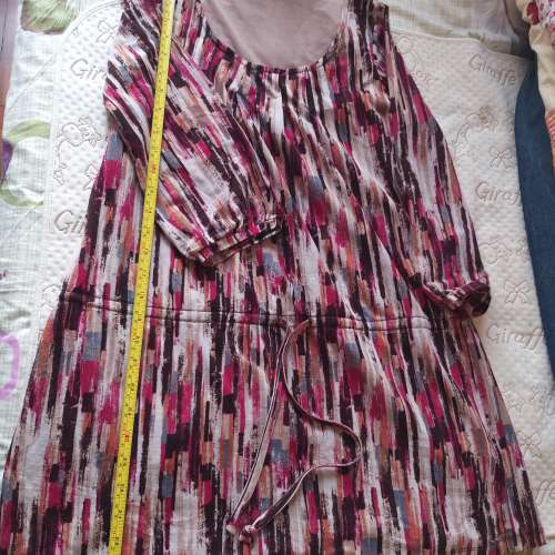 全新雜色直條中袖T-Shirt 上衣 中袖T恤 襯衫 襯衣 中袖tee恤 短袖衫 中袖衫