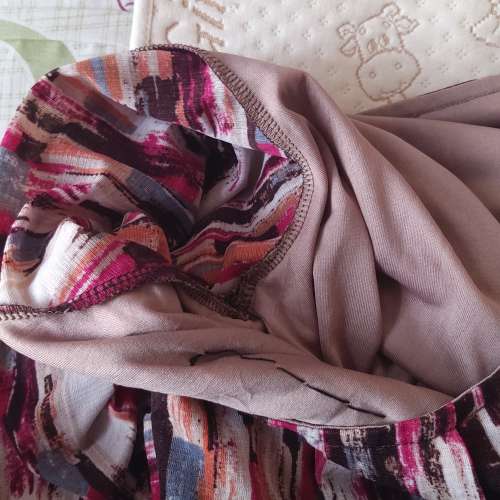 全新雜色直條中袖T-Shirt 上衣 中袖T恤 襯衫 襯衣 中袖tee恤 短袖衫 中袖衫