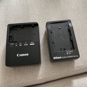 Canon LC-E6 + Nikon MH-18a charger