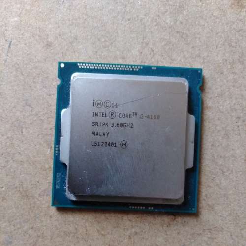 Intel® Core™ i3-4160 處理器 3M 快取記憶體，3.60 GHz