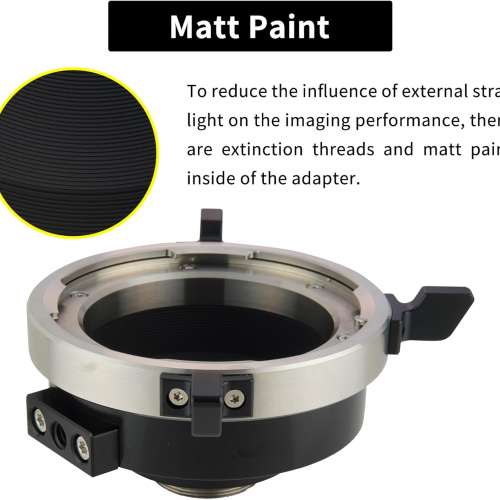 XPIMAGE Arri PL (Positive Lock)  To C-Mount (1" Screw Mount) Cine & CCTV Cameras