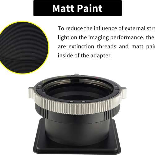 XPIMAGE Hasselblad V / CF Lens To ALPA 12 System Cameras