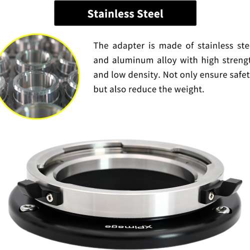 XPIMAGE Arri LPL (Large Positive Lock) Mount Lens To PHANTOM Cinema Cameras Flex