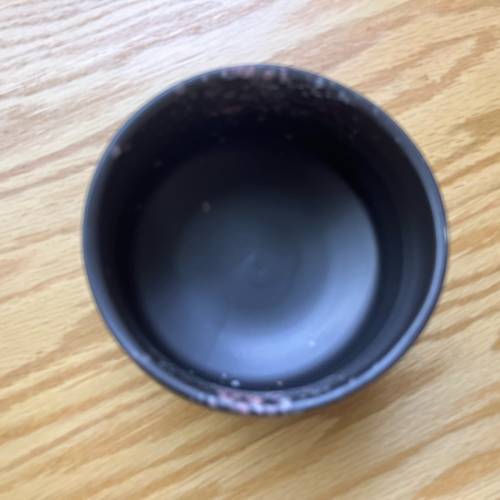 黑色落櫻抹茶碗 抺茶碗