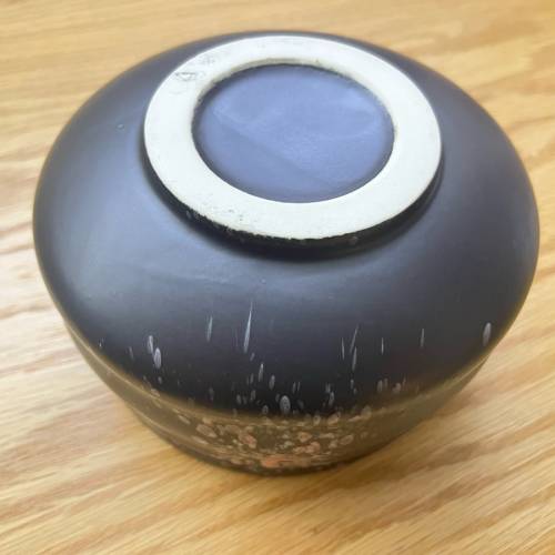 黑色落櫻抹茶碗 抺茶碗