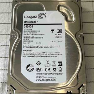 99% New Seagate Barracuda 3TB Desktop HDD