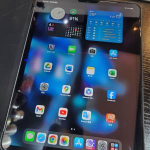 行貨 Apple iPad Pro 11 m2 WiFi 128gb 銀色 淨機 保養 2026年3月26日
