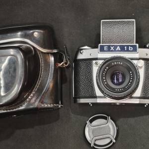 EXA 1b + 50/2.8 連保護套 Film Camera