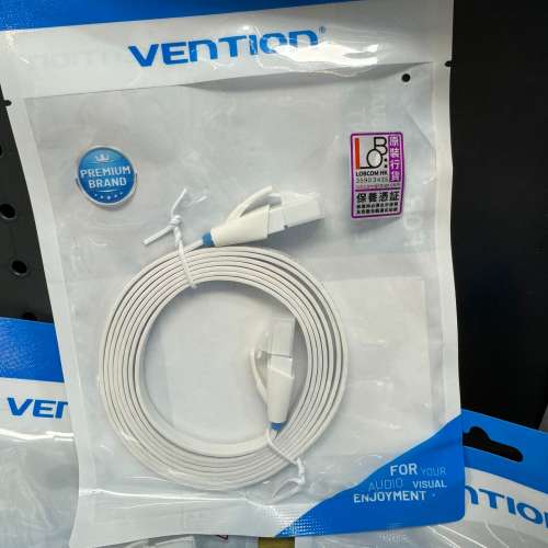 VENTION - Cat.6 SSTP Patch Cable 六類網絡跳線 🔥全新現貨/實體門市自取/順豐即日...