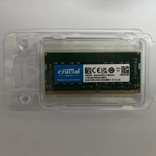 Crucial 8GB DDR4 3200MHz (Notebook ram)