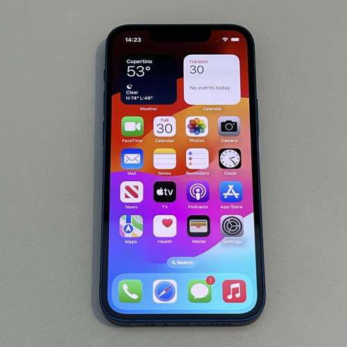 99％ New iphone 13 mini 128GB 藍色（香港行貨）