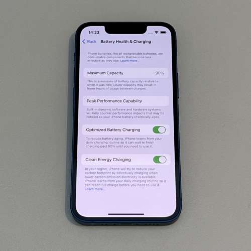 99％ New iphone 13 mini 128GB 藍色（香港行貨）