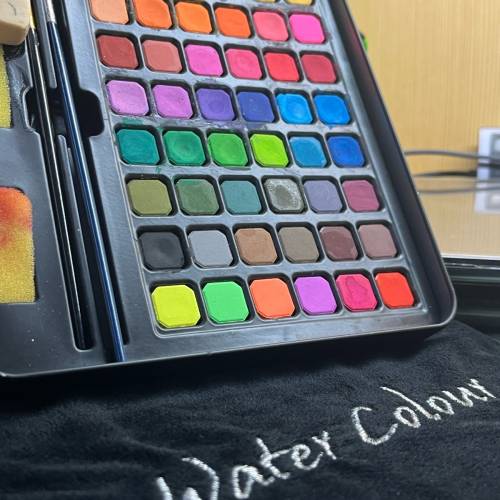 48固體水彩顏料