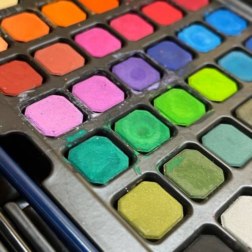 48固體水彩顏料