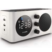 Philips Alarm Clock AJT600 Bluetooth Speaker Charge Mobile Phone USB Device