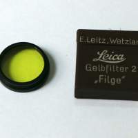 Leica A36 yellow filter Elmar Hektor 5cm 3.5cm Summaron 35mm 50mm 黄色濾鏡 clip