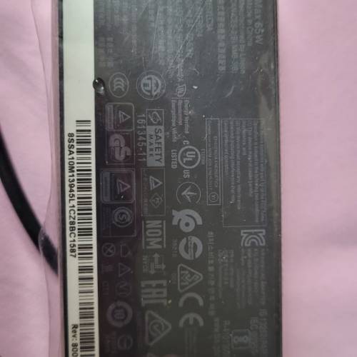 lenovo 65w type c原裝 充電器