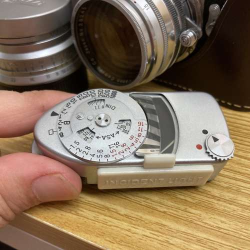Leica M3 1957 DS 連兩鏡一測光錶送真皮套