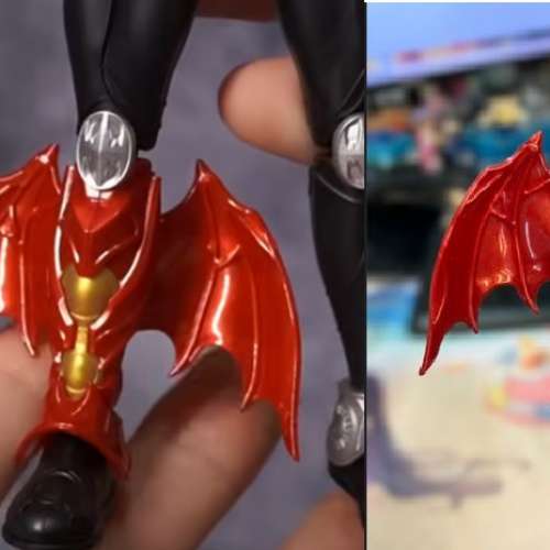 Bandai FRS Figure-rise Standard 幪面超人 假面騎士 月騎 帝騎 KIVA (貼紙位上色)