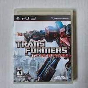 PS3 GAME　Transformers  war for cybertron  99%新