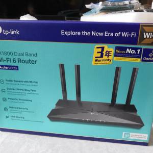 tp-link AX20 AX1800 dual band wi-fi 6 router