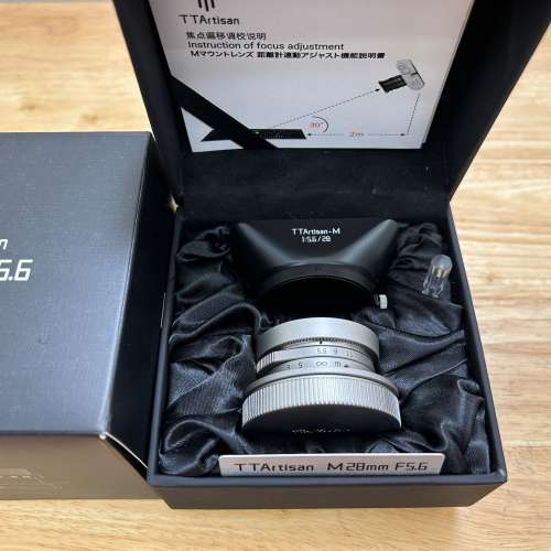 TTArtisan-M 28mm F5.6 Titanium (NOT Silver)