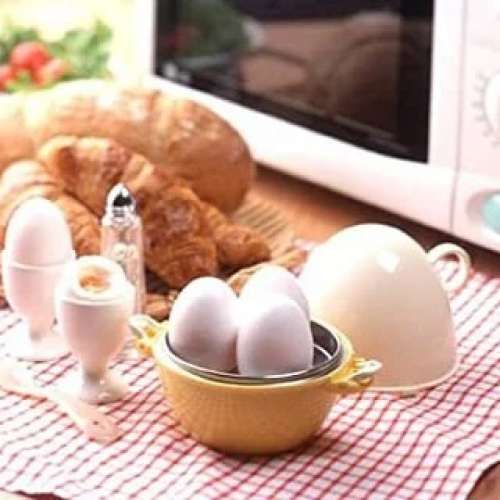 (辦公室恩物) 日本YOSHIKAWA吉川微波爐煮蛋器