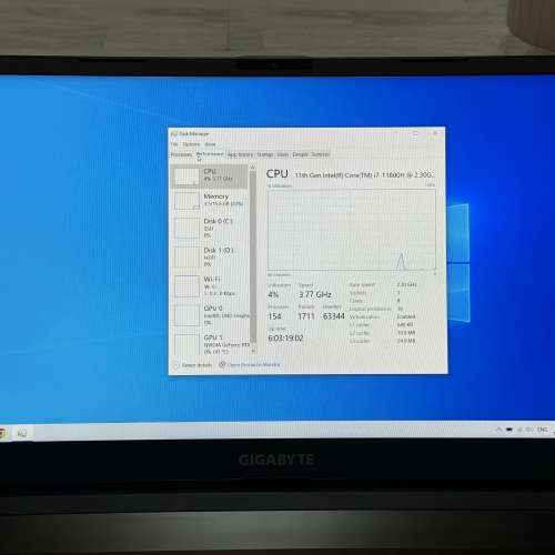 17.3” 144Hz Gigabyte G7 (2022) i7-11800H 3050Ti Gaming Laptop