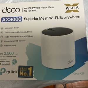 全新 TP-Link AX3000 Deco X55 Wi-Fi 6 Mesh Router