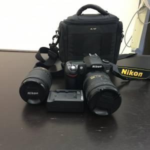Nikon D80 body + Nikkor AF-S 18-135mm + Nikkor AF-S 18-200mm