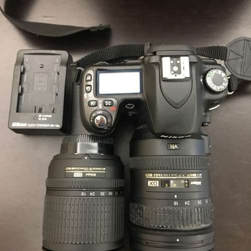 Nikon D80 body + Nikkor AF-S 18-135mm + Nikkor AF-S 18-200mm