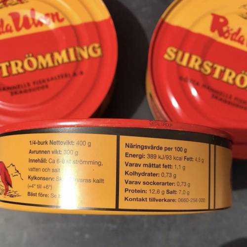 瑞典鯡魚罐頭 | surstromming fileer