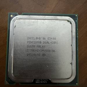 CPU Intel Pentium E5400 處理器送cpu原廠風扇