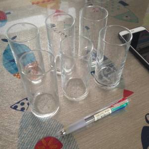 🥃 OASIS Glass 6pc Set NEW 全新 高身 玻璃杯 6件套 🥃