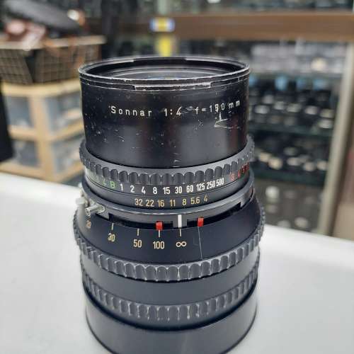 HASSELBLAD 500CM + 6x6 BACK  HASSELBLAD CARL ZEISS SONNAR 150MM F4 BLACK