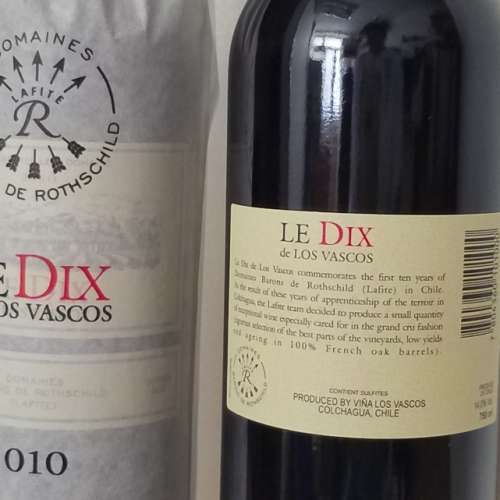 2010 Le Dix de Los Vascos (owc 6 pcs ) / 巴斯克十世 (智利, 科爾查瓜) (原箱 6枝)