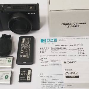 Sony ZV-1M2 Black (ZV-1 II zv1 第2代 ) - 99% New，百老匯 買入，香港行貨，原廠...
